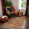 Handmade Multi Kilim Geometric 3x5 ft