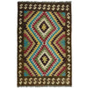 Handmade Multi Kilim Geometric 3x5 ft