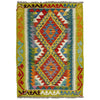 Handmade Multi Kilim Geometric 2x4 ft