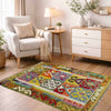 Handmade Multi Kilim Geometric 2x4 ft