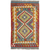Handmade Multi Kilim Geometric 2x4 ft