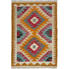 Handmade Multi Kilim Geometric 2x4 ft