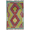Handmade Multi Kilim Geometric 2x4 ft