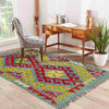 Handmade Multi Kilim Geometric 2x4 ft