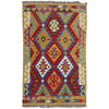 Handmade Multi Kilim Geometric 2x4 ft