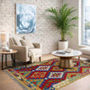 Handmade Multi Kilim Geometric 2x4 ft
