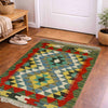 Handmade Multi Kilim Geometric 2x3 ft