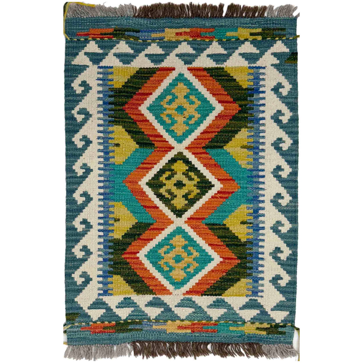 Handmade Multi Kilim Geometric 2x3 ft