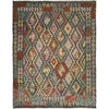 Handmade Multi Kilim Geometric 5x8 ft