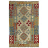 Handmade Multi Kilim Geometric 2x4 ft
