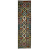 Handmade Multi Kilim Geometric 10' Runner