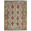 Handmade Multi Kilim Geometric 4x7 ft