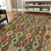Handmade Multi Kilim Geometric 4x7 ft