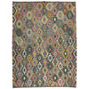 Handmade Multi Kilim Geometric 5x8 ft