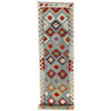 Handmade Multi Kilim Geometric 13' Runner