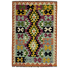 Handmade Multi Kilim Geometric 3x5 ft