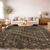 Kashan Area Rug Handmade Multi Medallion 9x12 ft