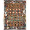 Handmade Multi Kilim Geometric 5x8 ft