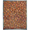 Handmade Multi Kilim Geometric 5x8 ft