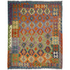 Handmade Multi Kilim Geometric 5x8 ft