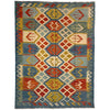 Handmade Multi Kilim Geometric 5x8 ft