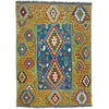 Handmade Multi Kilim Geometric 5x8 ft