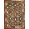 Handmade Multi Kilim Geometric 5x8 ft