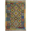 Handmade Multi Kilim Geometric 4x6 ft