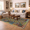 Handmade Multi Kilim Geometric 4x6 ft