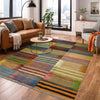 Handmade Multi Kilim Geometric 4x7 ft