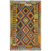 Handmade Multi Kilim Geometric 4x6 ft