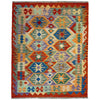 Handmade Multi Kilim Geometric 4x6 ft