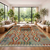 Handmade Multi Kilim Geometric 5x8 ft