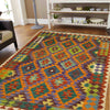 Handmade Multi Kilim Geometric 4x6 ft