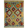 Handmade Multi Kilim Geometric 4x6 ft