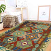 Handmade Multi Kilim Geometric 4x6 ft