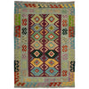 Handmade Multi Kilim Geometric 4x6 ft