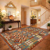 Handmade Multi Kilim Geometric 5x8 ft