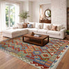 Handmade Multi Kilim Geometric 5x8 ft