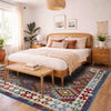 Handmade Multi Kilim Geometric 5x8 ft