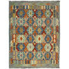 Handmade Multi Kilim Geometric 5x8 ft