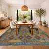 Handmade Multi Kilim Geometric 5x8 ft