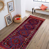 Mashwani Runner Rug Handmade Deep Red Geometric 8' Runner