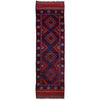 Mashwani Runner Handmade Deep Red Geometric 8' Runner