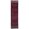 Mashwani Area Rug Runner Handmade Deep Red Geometric 8'