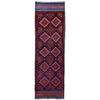 Mashwani Runner Handmade Red Geometric 8' Runner