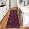 Mashwani Runner Handmade Red Geometric 8' Runner