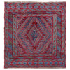 Mashwani Runner Rug Handmade Multi Geometric 4x4 ft
