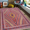 Mashwani Runner Rug Handmade Multi Geometric 5x6 ft