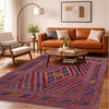 Mashwani Runner Rug Handmade Multi Geometric 5x6 ft